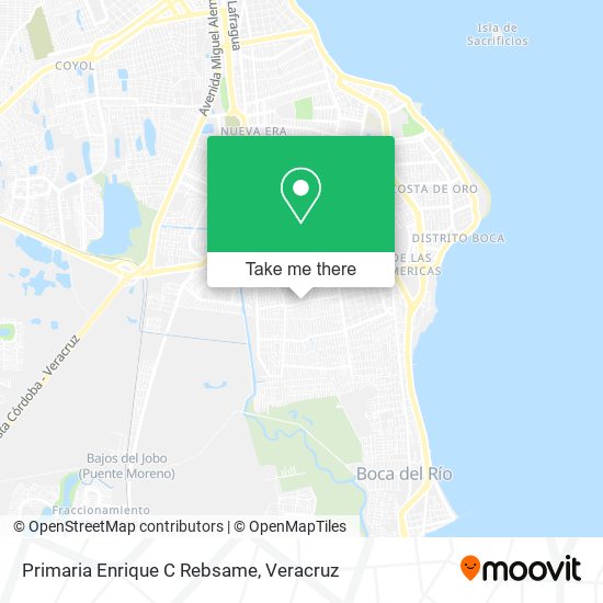 Primaria Enrique C Rebsame map
