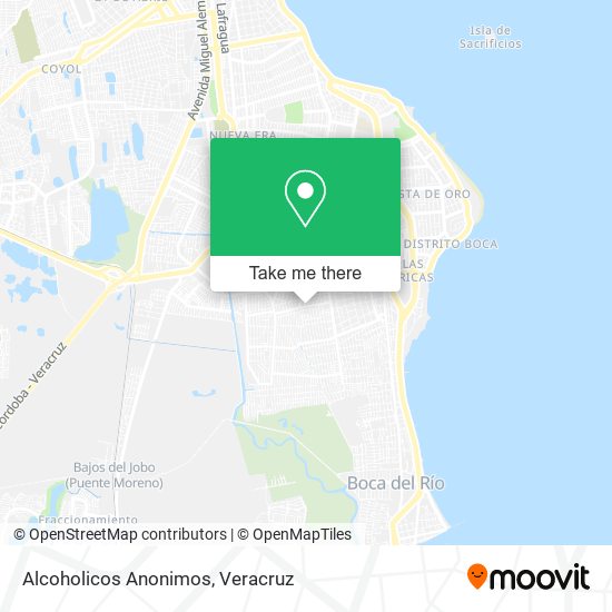 Alcoholicos Anonimos map