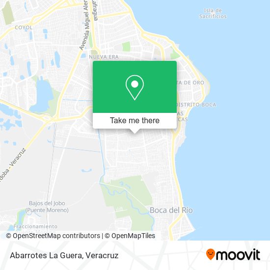 Mapa de Abarrotes La Guera