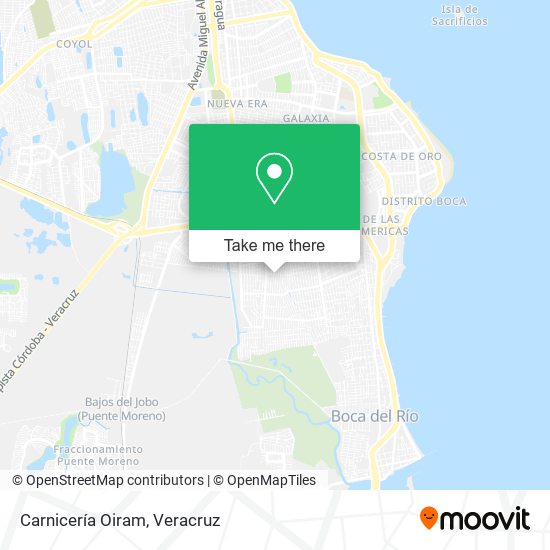 Mapa de Carnicería Oiram