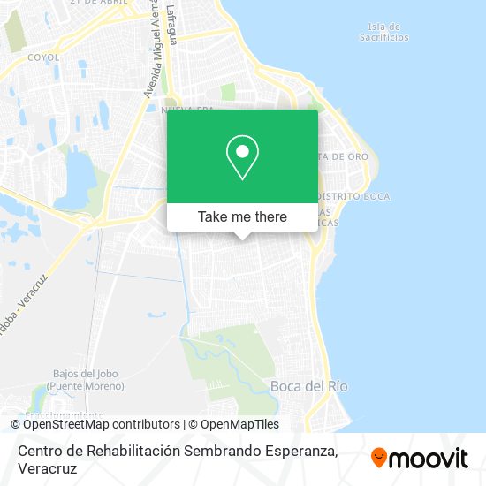 Mapa de Centro de Rehabilitación Sembrando Esperanza