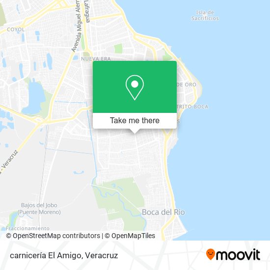 Mapa de carnicería El Amigo