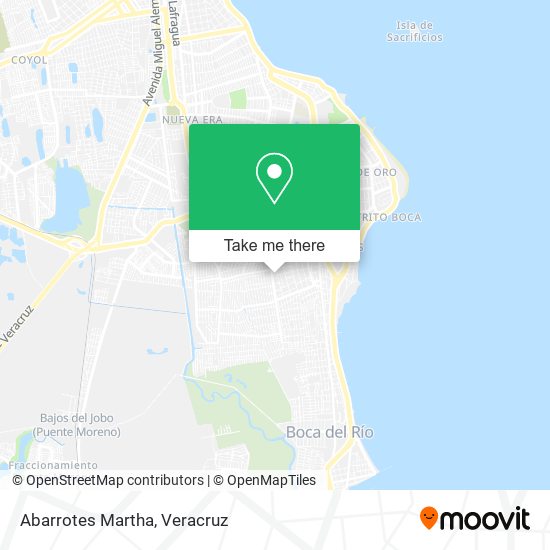 Mapa de Abarrotes Martha
