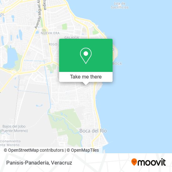 Panisis-Panadería map