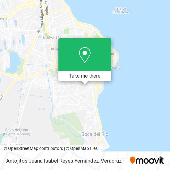 Mapa de Antojitos Juana Isabel Reyes Fernández