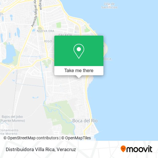 Distribuidora Villa Rica map