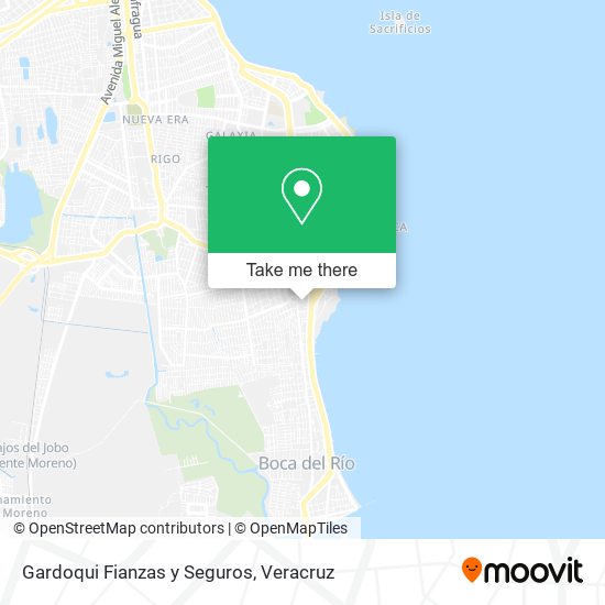 Gardoqui Fianzas y Seguros map