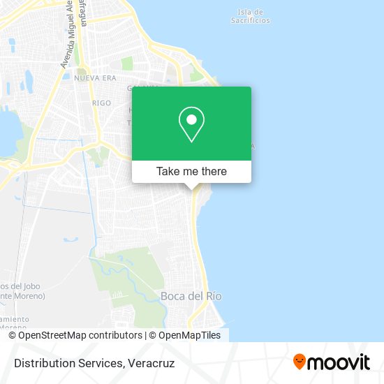 Distribution Services map