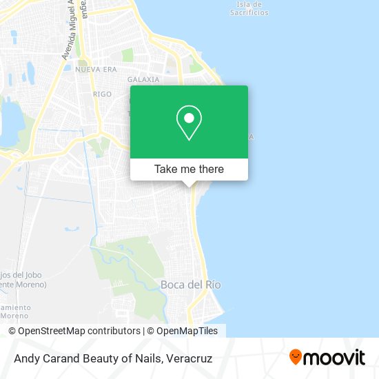 Andy Carand Beauty of Nails map