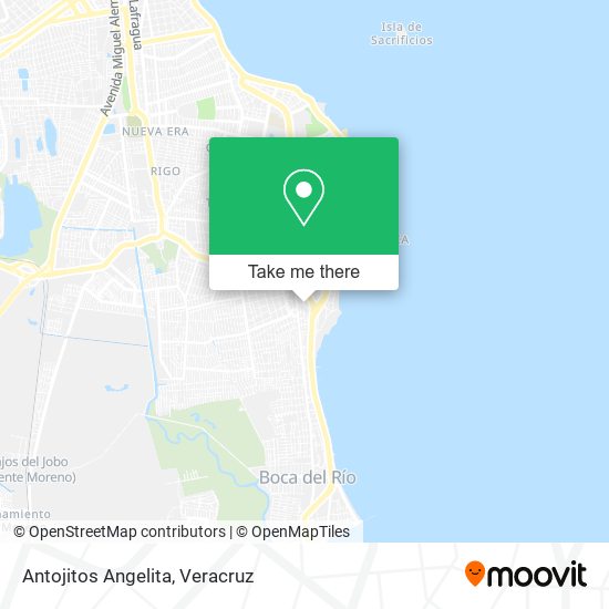 Mapa de Antojitos Angelita