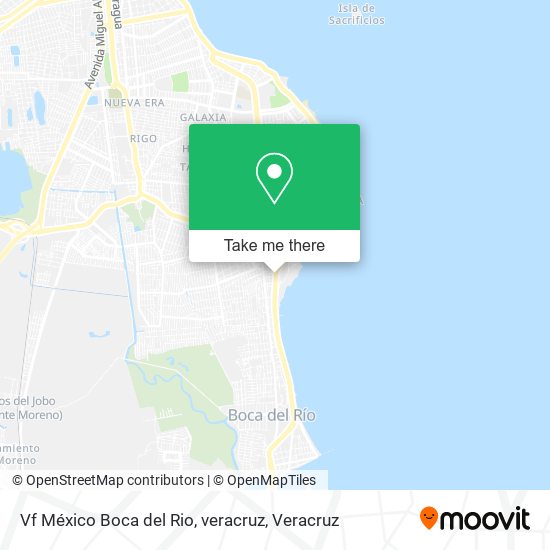 Mapa de Vf México Boca del Rio, veracruz