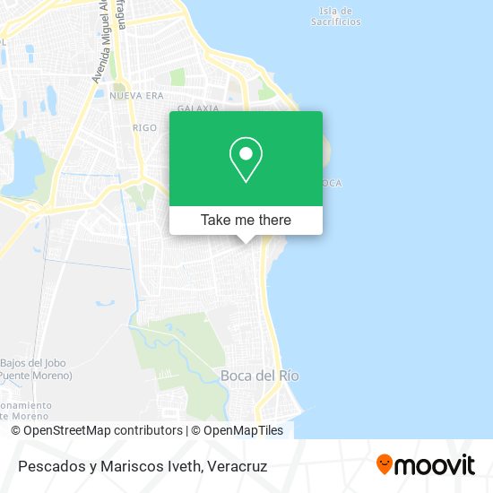 Pescados y Mariscos Iveth map