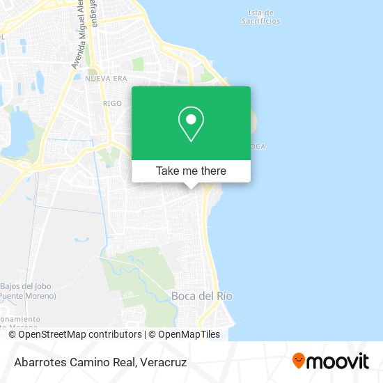 Abarrotes Camino Real map