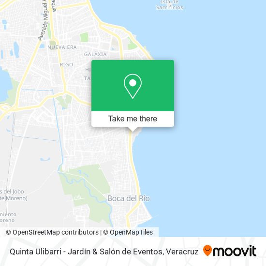 Mapa de Quinta Ulibarri - Jardín & Salón de Eventos