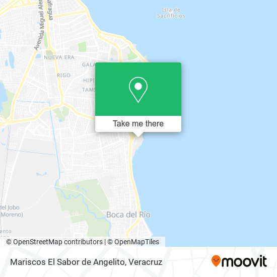 Mariscos El Sabor de Angelito map