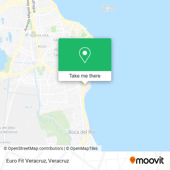 Euro Fit Veracruz map