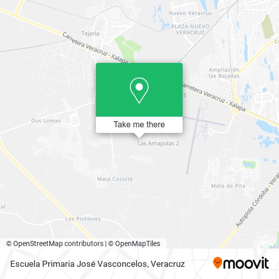 Mapa de Escuela Primaria José Vasconcelos