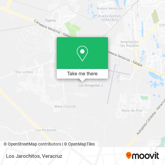 Mapa de Los Jarochitos