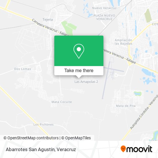 Abarrotes San Agustín map