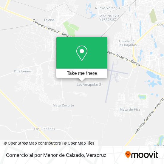 Mapa de Comercio al por Menor de Calzado