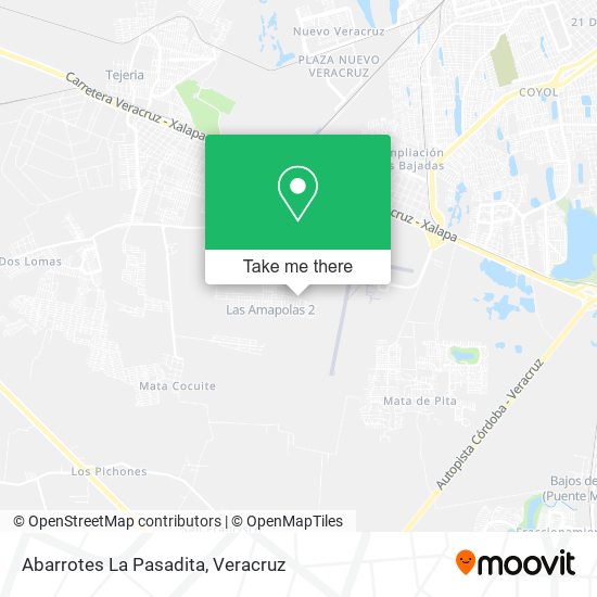 Mapa de Abarrotes La Pasadita