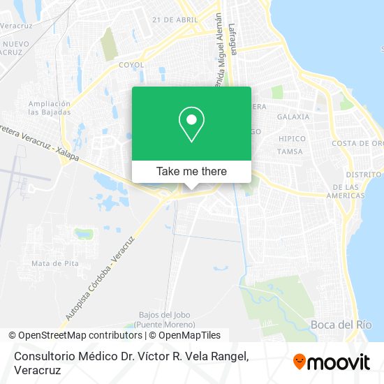Consultorio Médico Dr. Víctor R. Vela Rangel map
