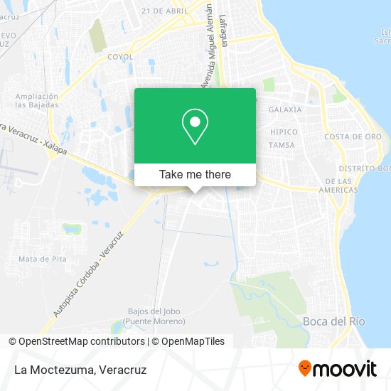 Mapa de La Moctezuma