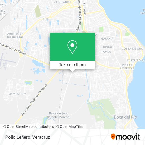 Pollo Leñero map