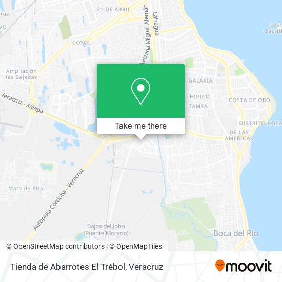 Tienda de Abarrotes El Trébol map