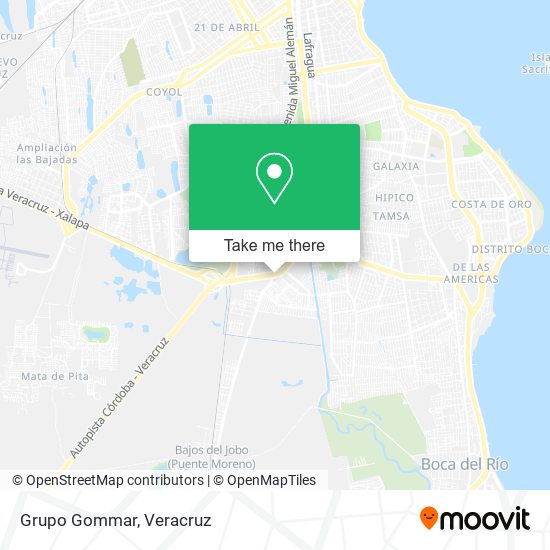 Mapa de Grupo Gommar