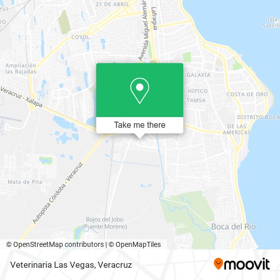 Veterinaria Las Vegas map