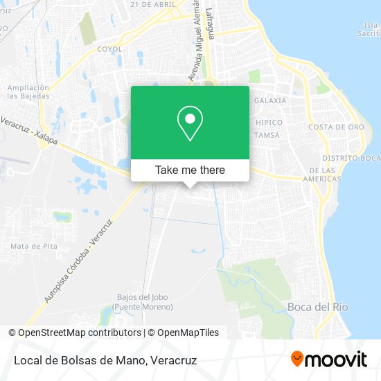 Local de Bolsas de Mano map