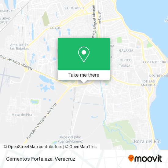 Mapa de Cementos Fortaleza