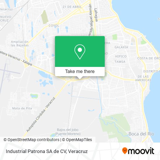 Industrial Patrona SA de CV map