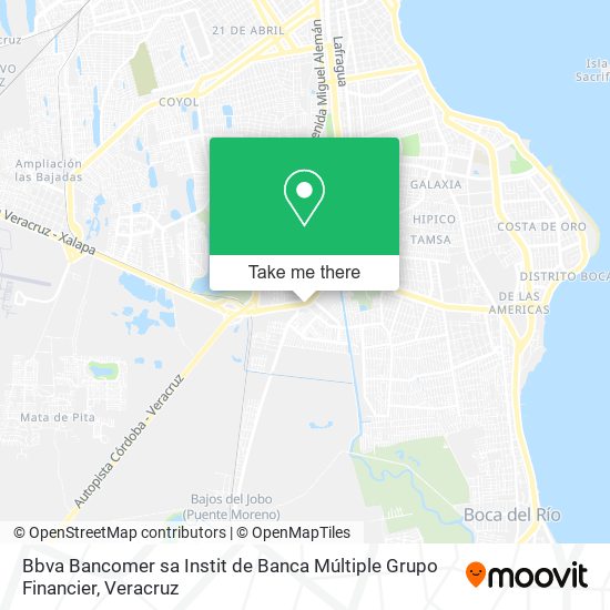 Bbva Bancomer sa Instit de Banca Múltiple Grupo Financier map