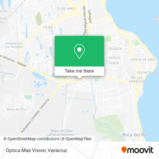 Óptica Mas Vision map