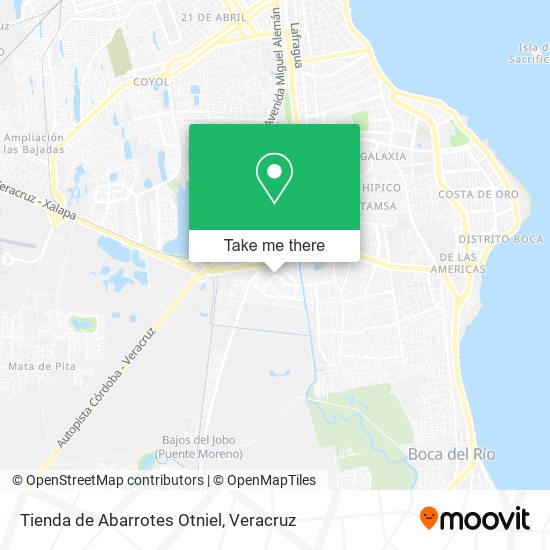 Tienda de Abarrotes Otniel map