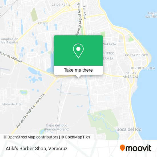 Mapa de Atila's Barber Shop