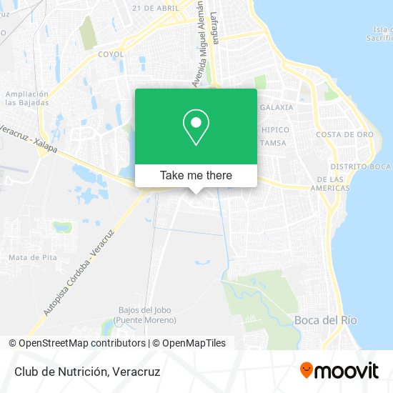 Mapa de Club de Nutrición