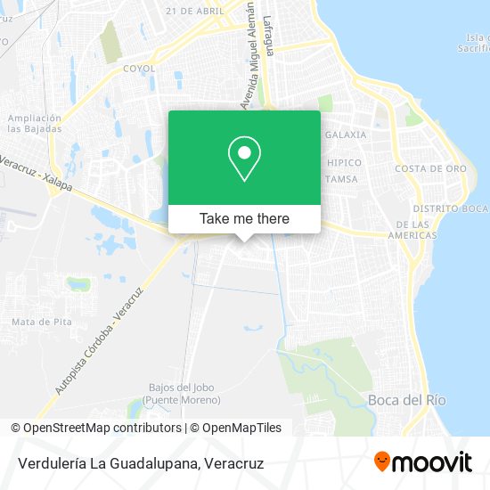 Mapa de Verdulería La Guadalupana
