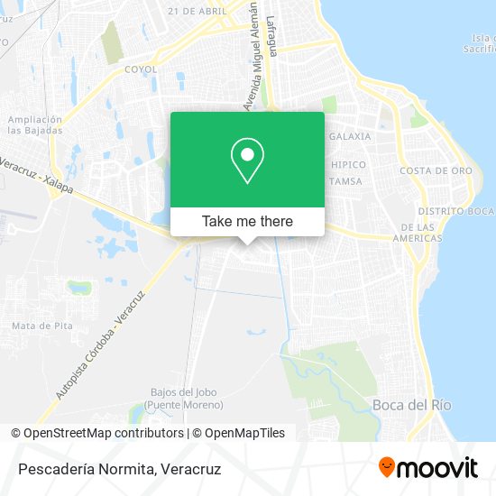 Mapa de Pescadería Normita