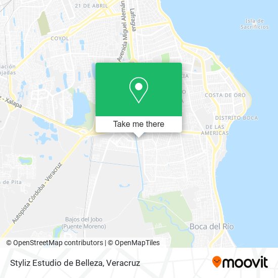 Styliz Estudio de Belleza map