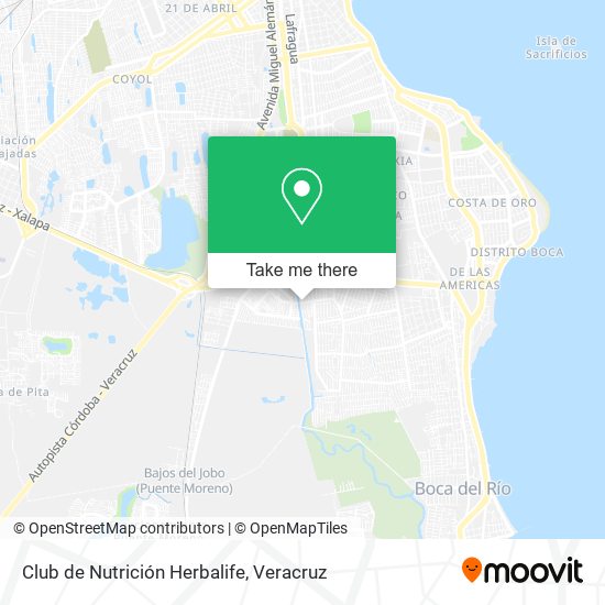Mapa de Club de Nutrición Herbalife