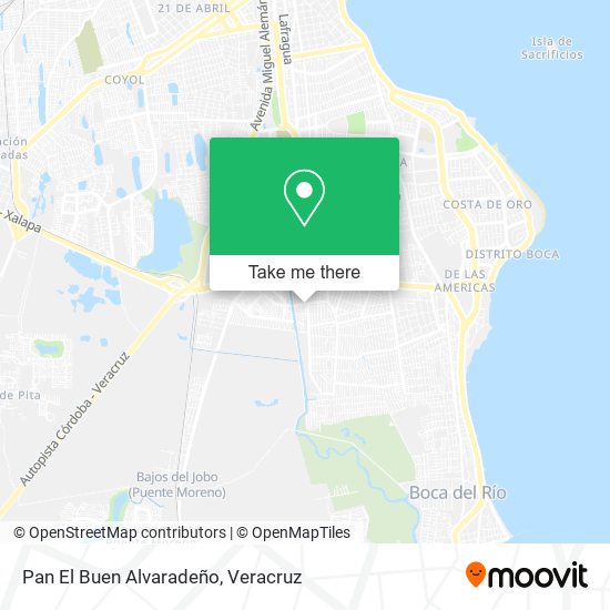 Pan El Buen Alvaradeño map