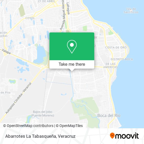 Abarrotes La Tabasqueña map