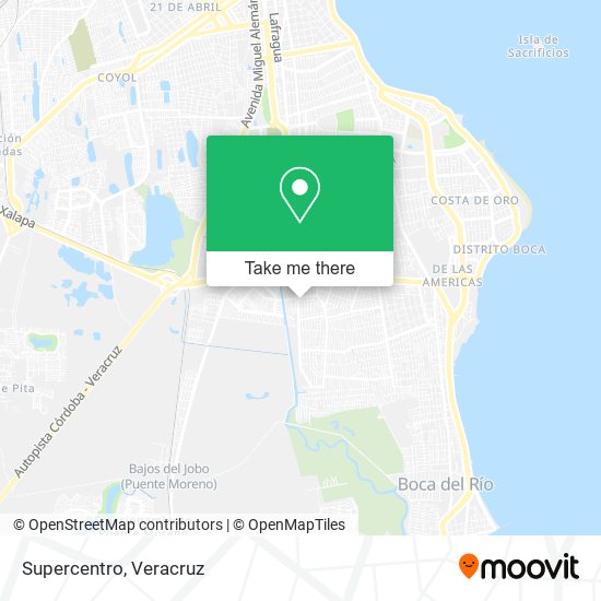 Mapa de Supercentro