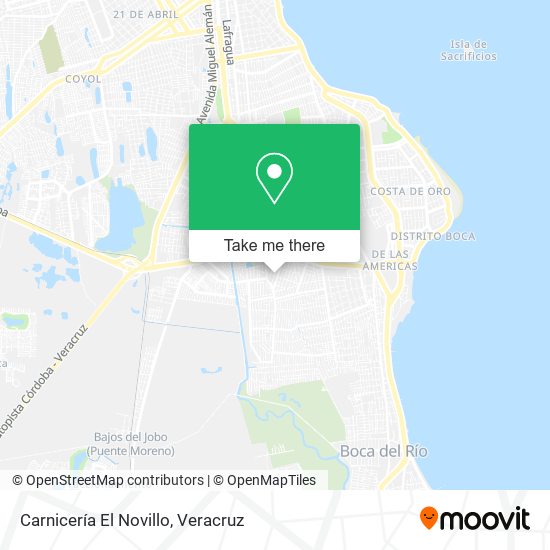 Carnicería El Novillo map