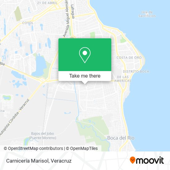 Mapa de Carnicería Marisol