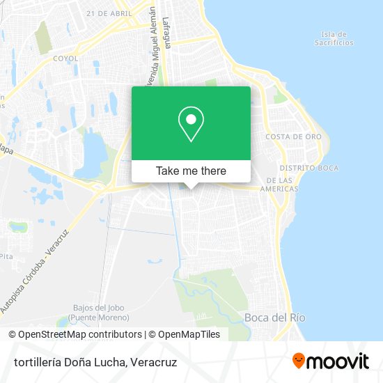 tortillería Doña Lucha map