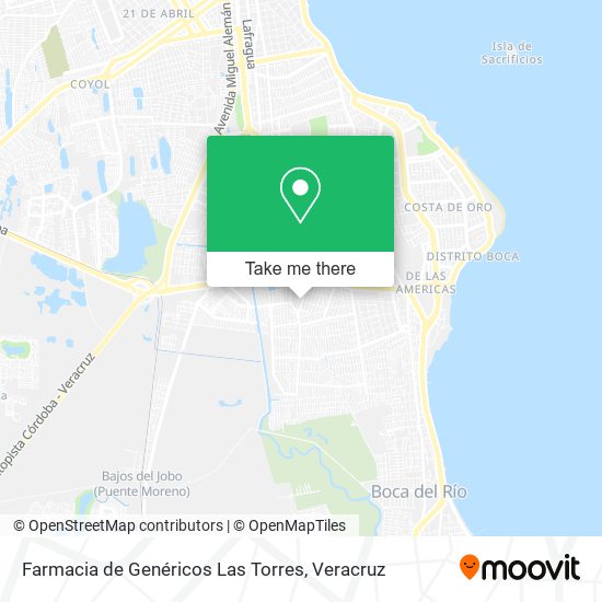 Farmacia de Genéricos Las Torres map